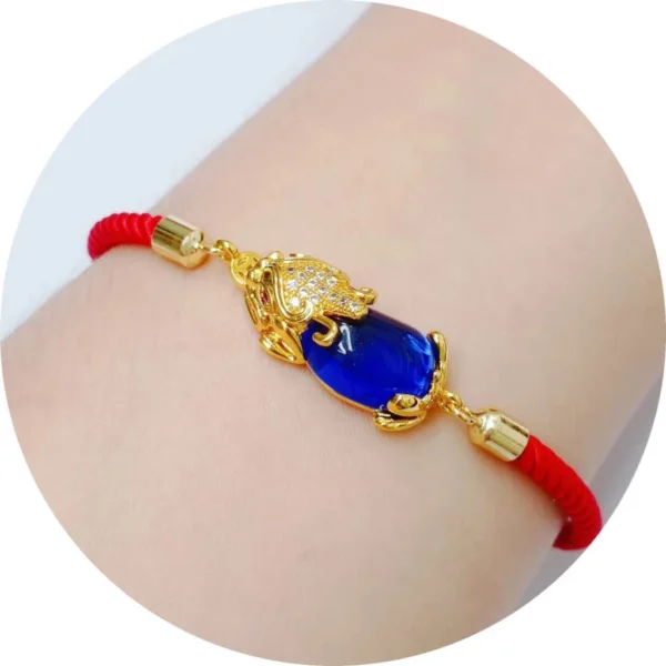 Tyaa Jewelry Red String 24k Gold - Image 5
