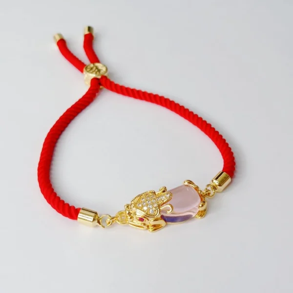 Tyaa Jewelry Red String 24k Gold - Image 2