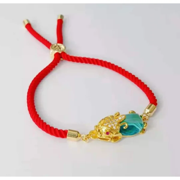 Tyaa Jewelry Red String 24k Gold